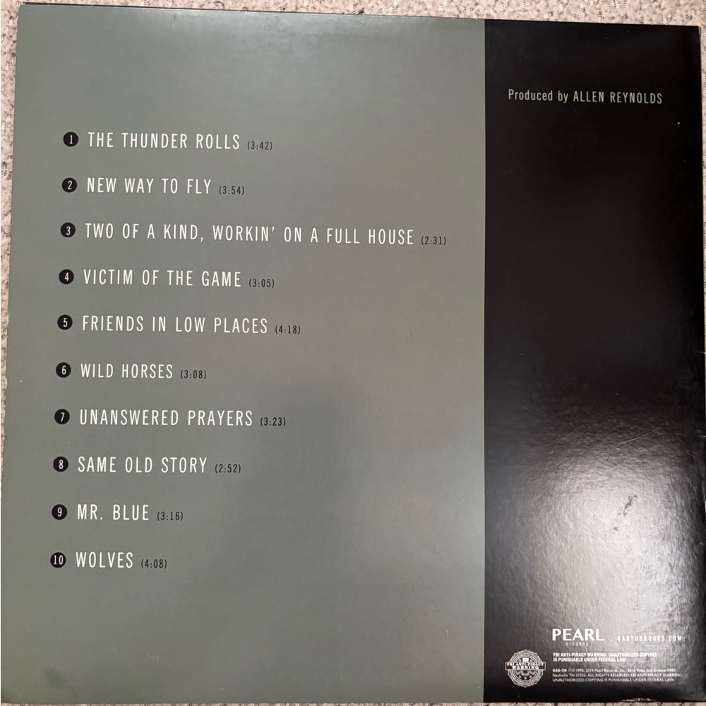 Garth Brooks 'No Fences' Vinyl Record - Picture 2 of 4
